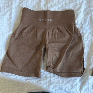 Brown NVGTN shorts